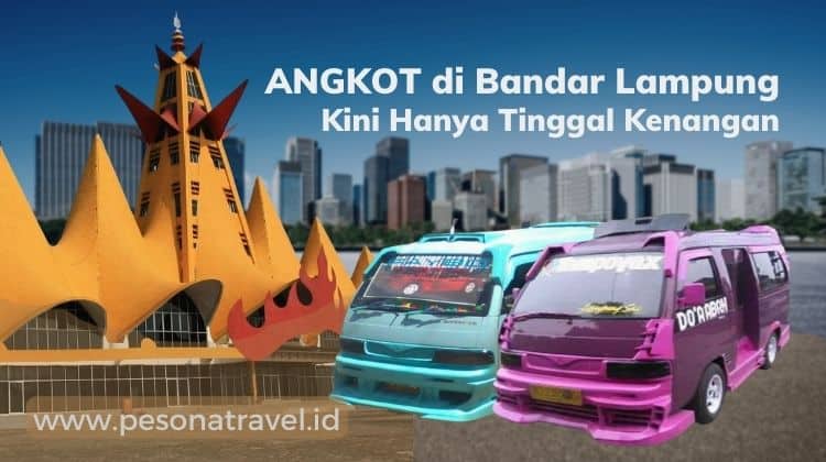 Angkot di Bandar Lampung
